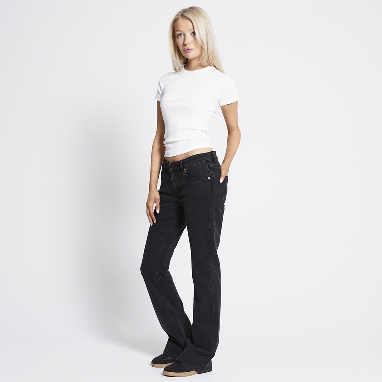 Low waist bootcut jeans "Low Boot" Black 2